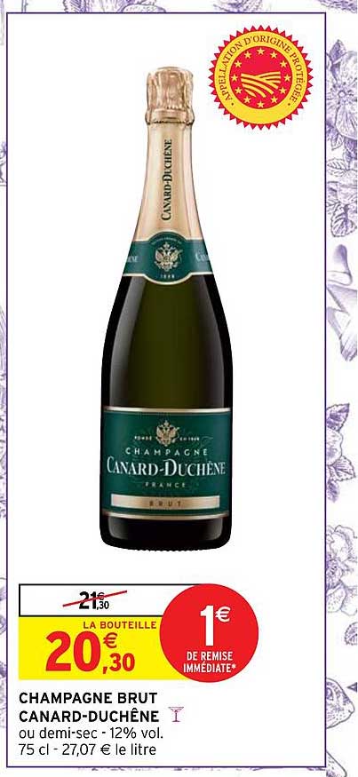 champagne brut canard-duchêne