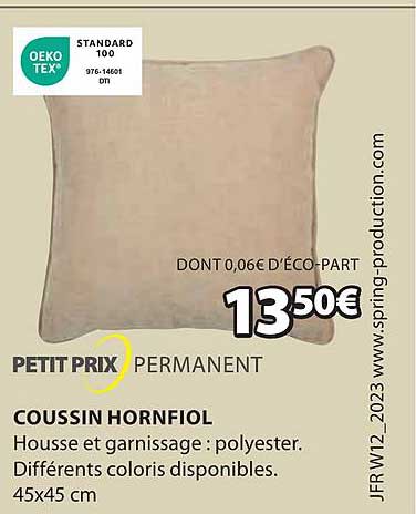 Coussin Hornfiol