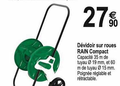 dévidoir sur roues rain compact
