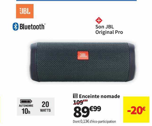 Enceinte Nomade Jbl