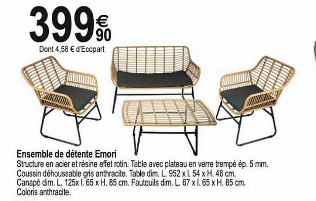 ensemble de détente emori