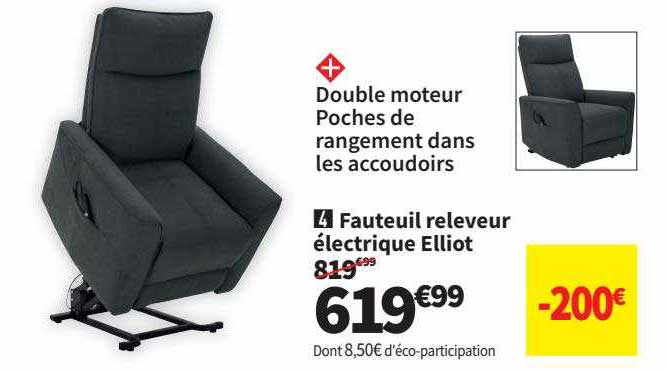 fauteuil releveur électrique elliot