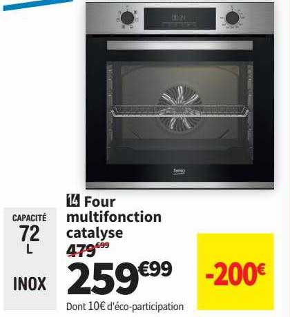Four Multifonction Catalyse