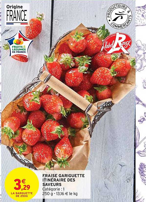 fraise gariguette itinéraire des saveurs