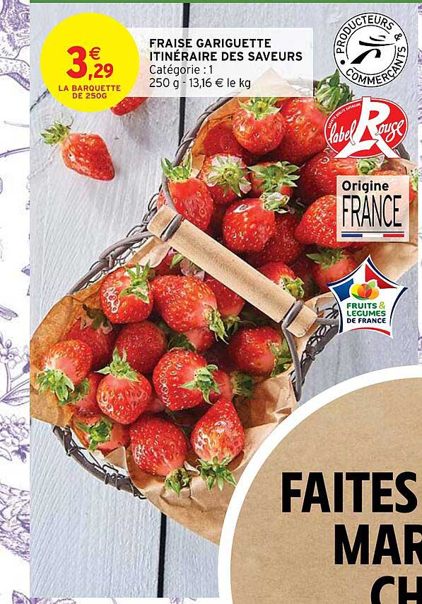Fraise Gariguette Itinéraire Des Saveurs