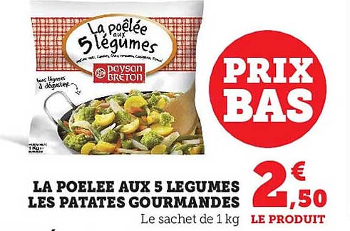 la poêlée aux 5 légumes les patates gourmandes paysan breton