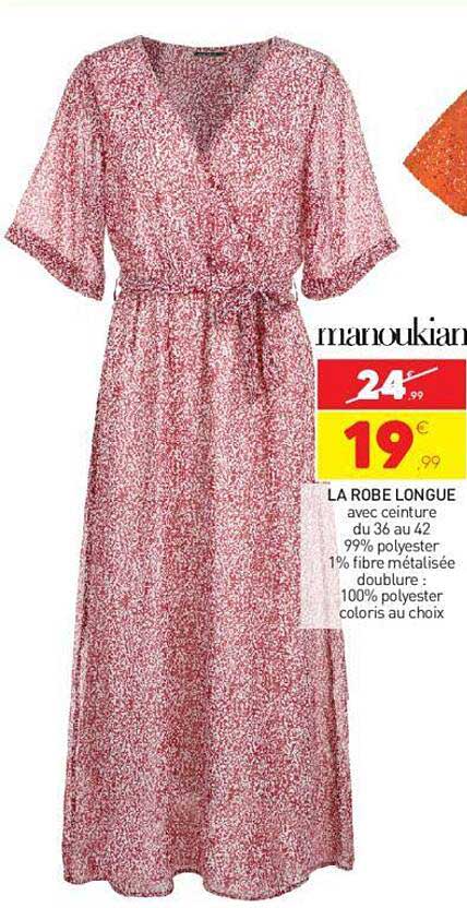 la robe longue manoukian