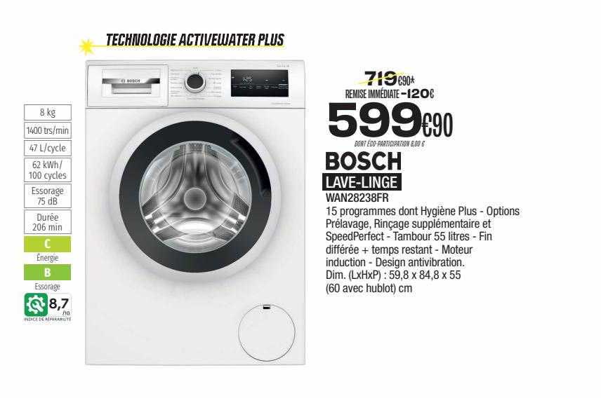 lave-linge bosch
