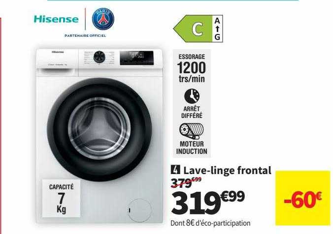 lave-linge frontal hisense