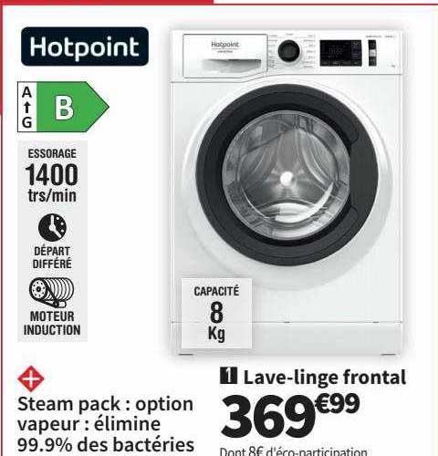 lave-linge frontal hotpoint