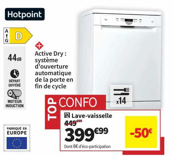 lave-vaisselle hotpoint