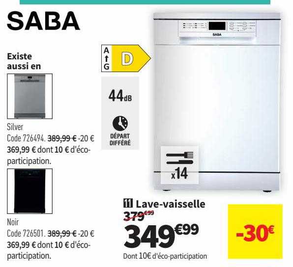 lave-vaisselle saba