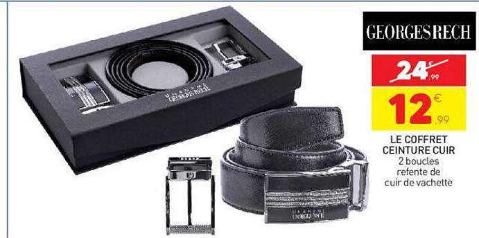 le coffret ceinture cuir georges rech
