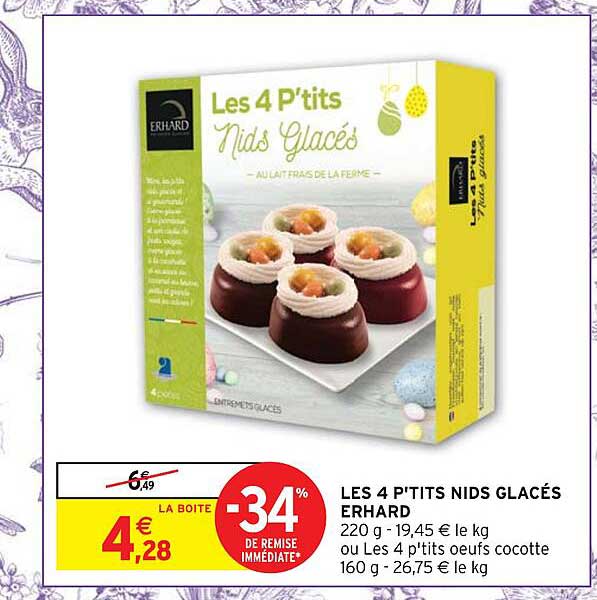 les 4 p'tits nids glacés erhard