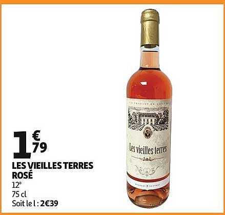 les vieilles terres rosé
