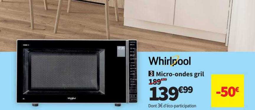 micro-ondes gril whirlpool
