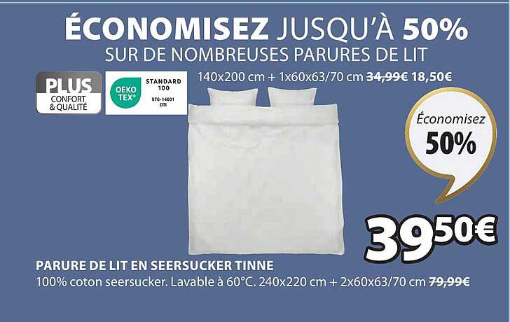 Parure De Lit En Seersucker Tinne