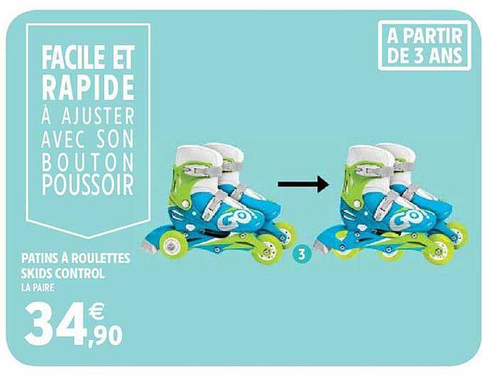 patins à roulettes skids control