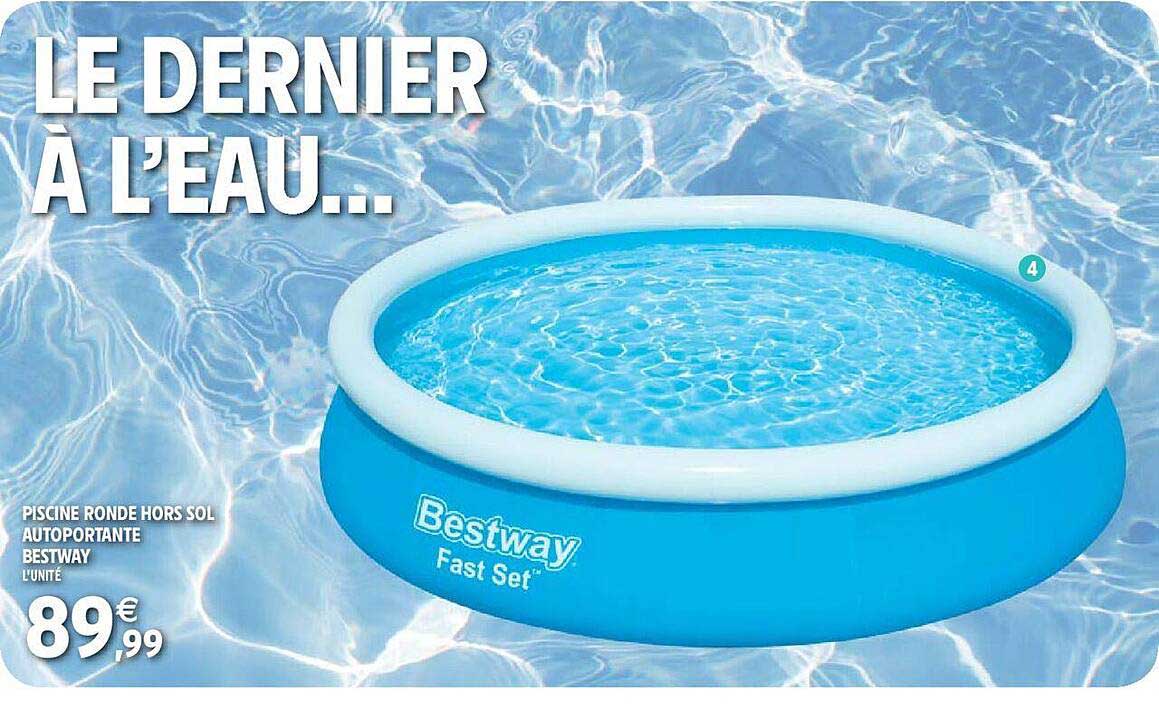 piscine ronde hors sol autoportante bestway