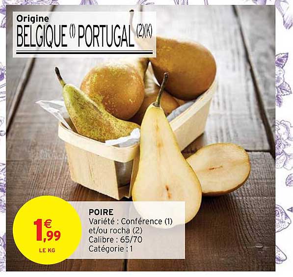 poire conférence et-ou rocha