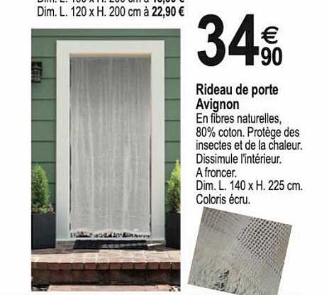 rideau de porte avignon