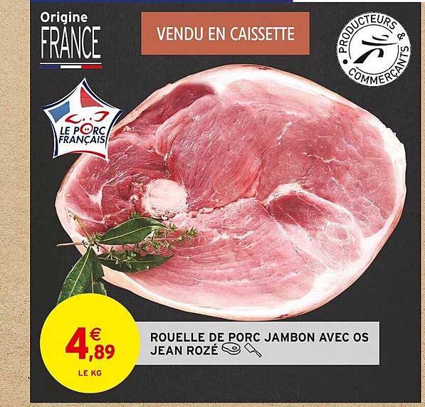 rouelle de porc jambon avec os jean rozé