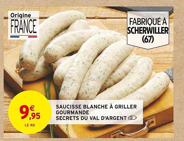 saucisse blanche à griller gourmande secrets du val d'argent