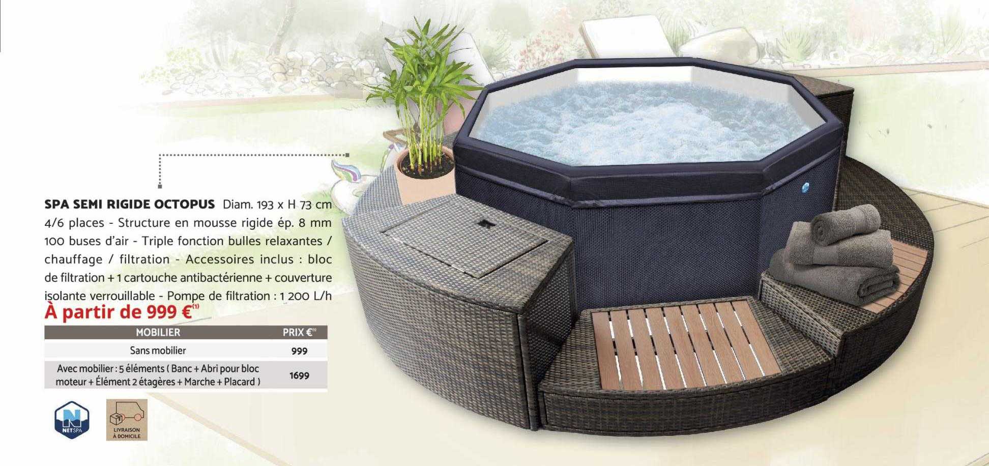 Spa Semi Rigide Octopus