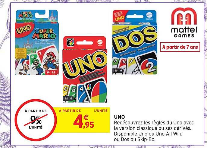 uno mattel games