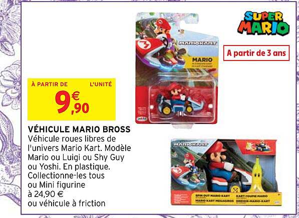 véhicule mario bross super mario