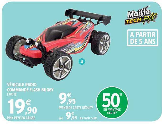 véhicule radio commandé flash buggy maisto tech rlc