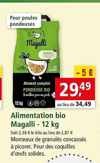 alimentation bio magalli - 12 kg