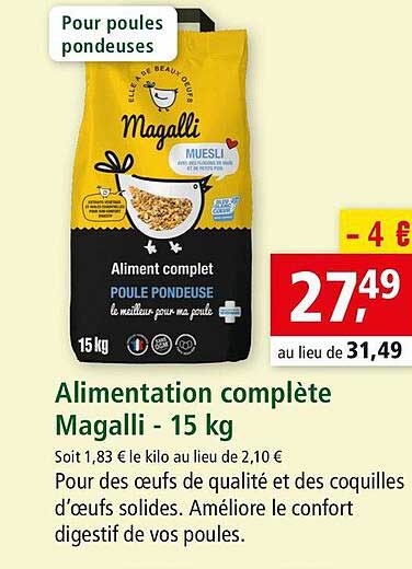 alimentation complète magalli - 15 kg