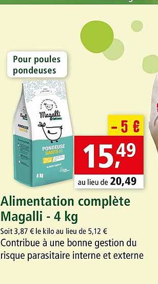 alimentation complète magalli - 4 kg