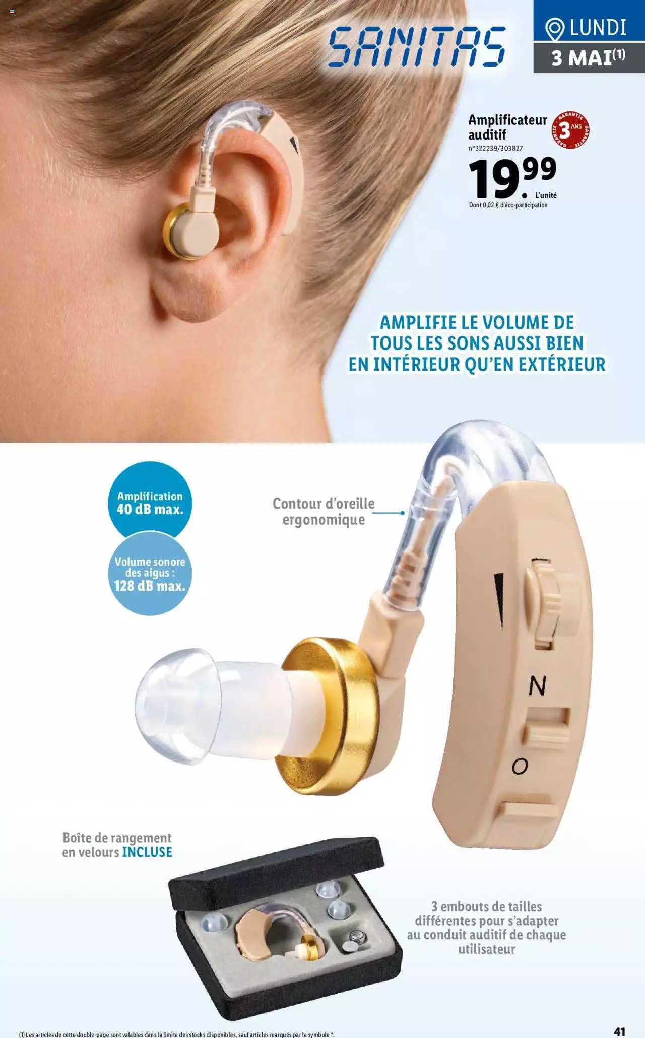 amplificateur auditif sanitas