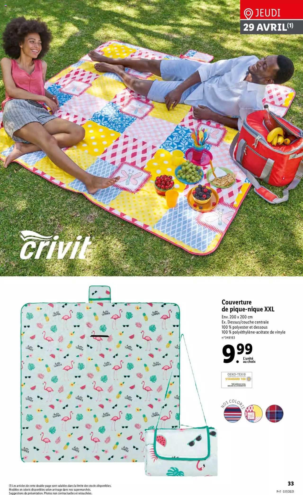 couverture de pique-nique xxl