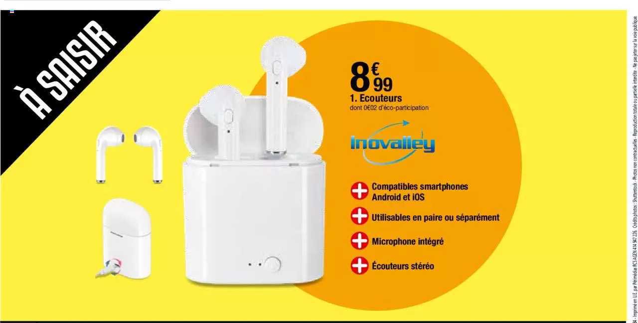 écouteurs inovalley