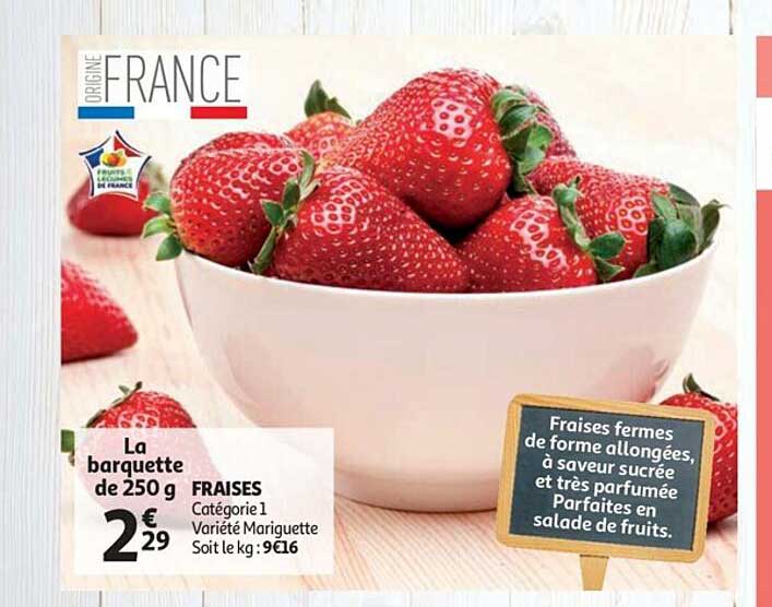 fraises mariguette