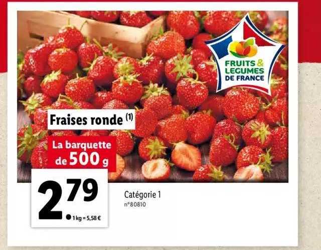 Fraises Ronde