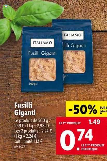 fusilli giganti italiamo