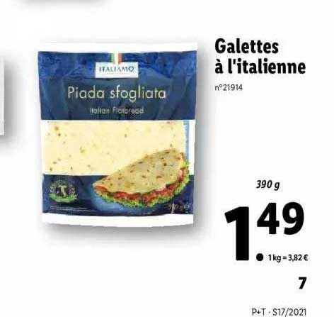galettes à l'italienne italiamo