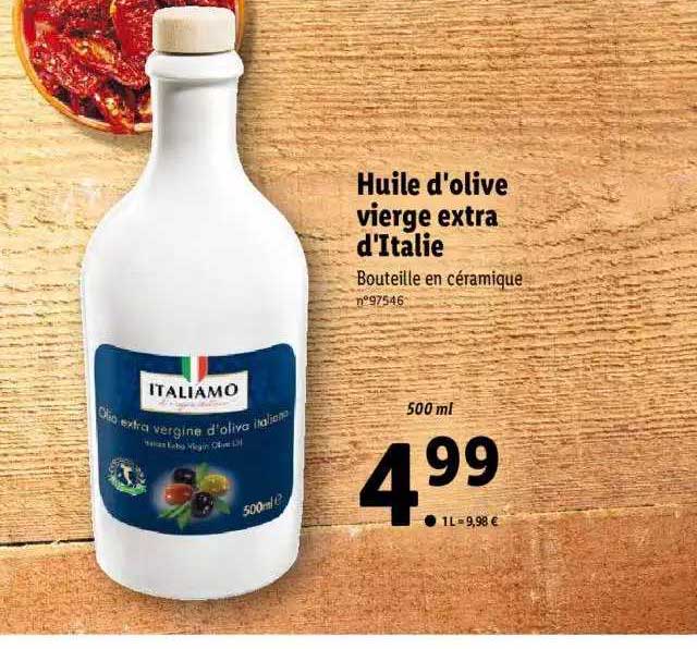 Huile D'olive Vierge Extra D'italie Italiamo