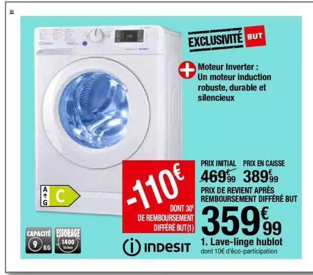 lave-linge hublo indesit