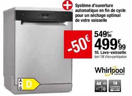 lave-vaisselle whirlpool
