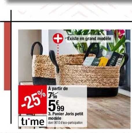 panier joris petit modèle