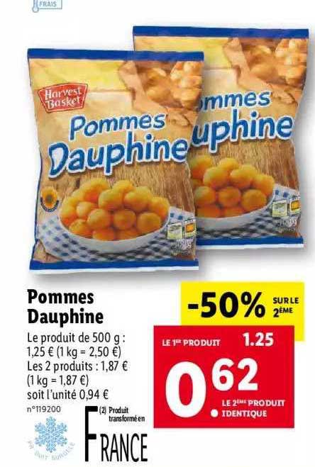 pommes dauphine harvest basket