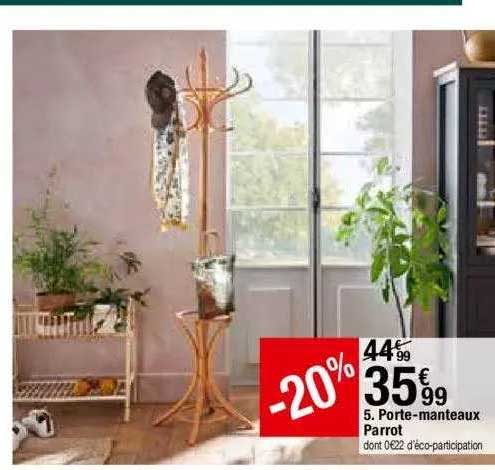 porte-manteaux parrot