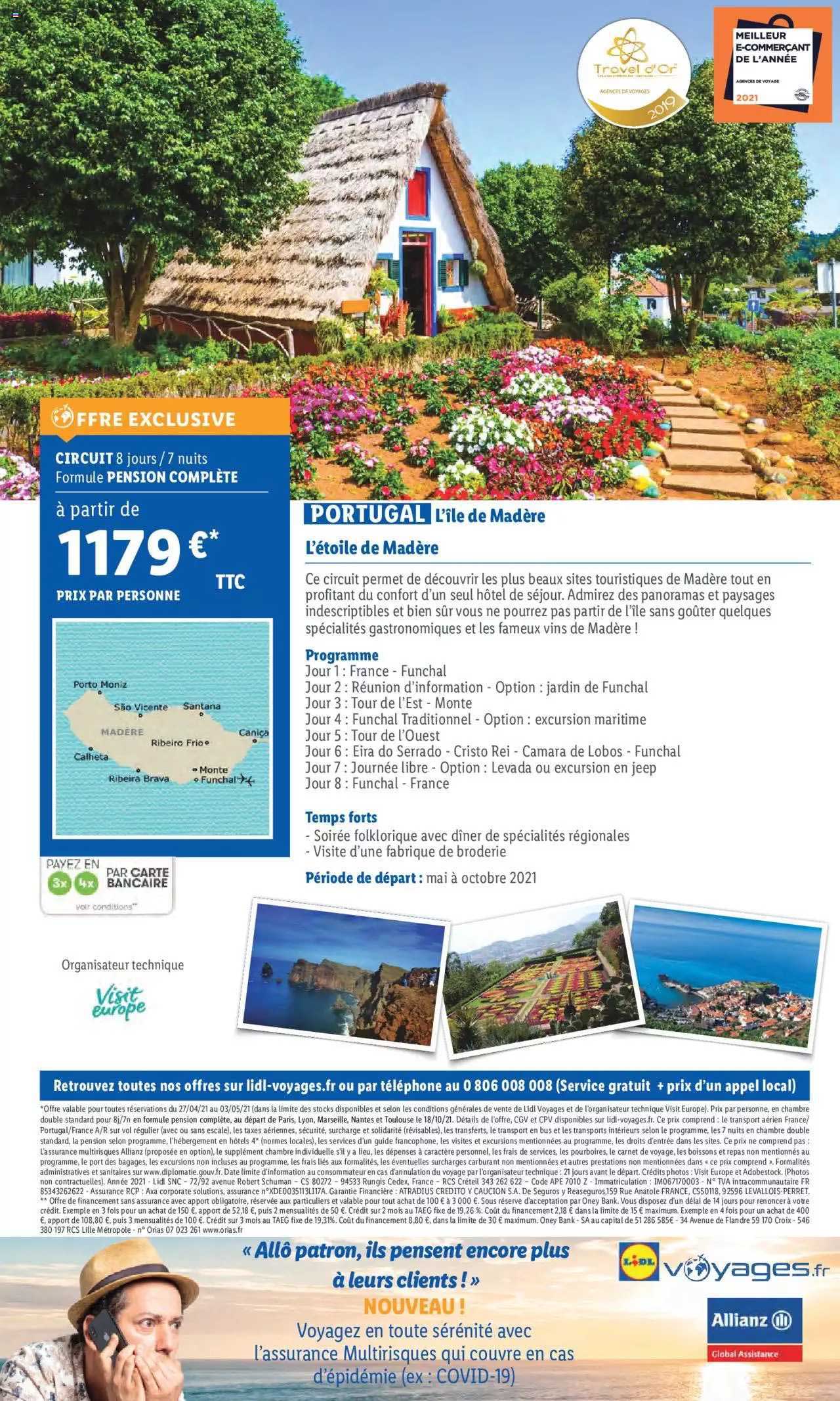 portugal l'île de madère