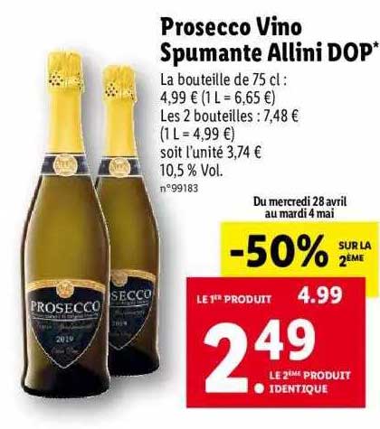 prosecco vino spumante allini dop
