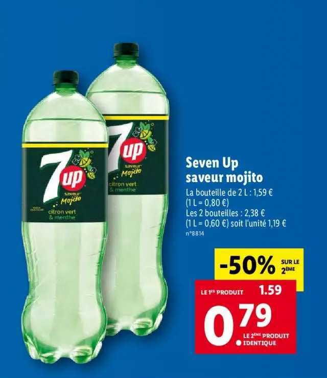 seven up saveur mojito